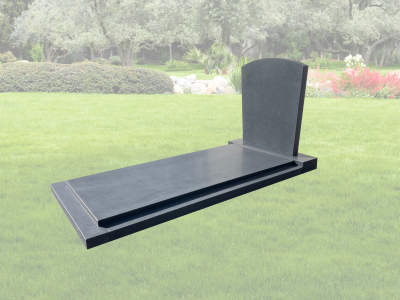 Grafsteen gezoet graniet